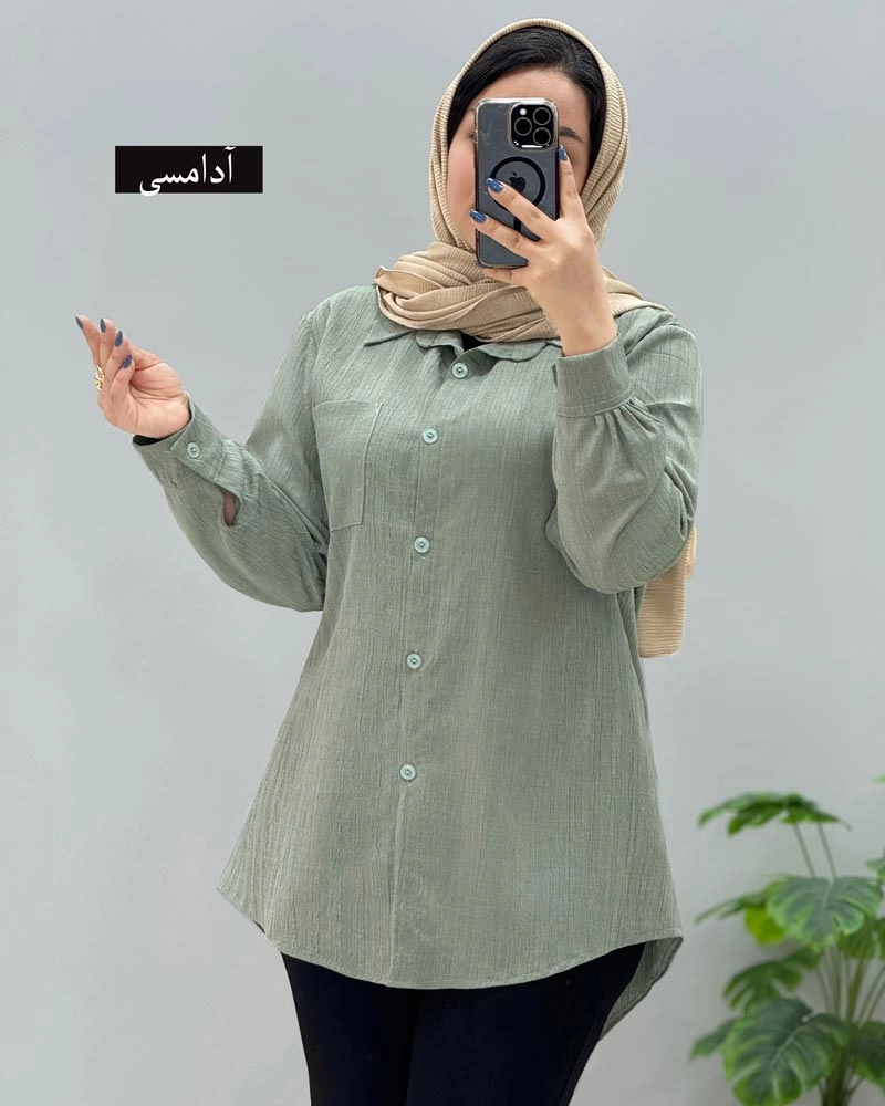 مانتو سوسن - شکلاتی / ۱