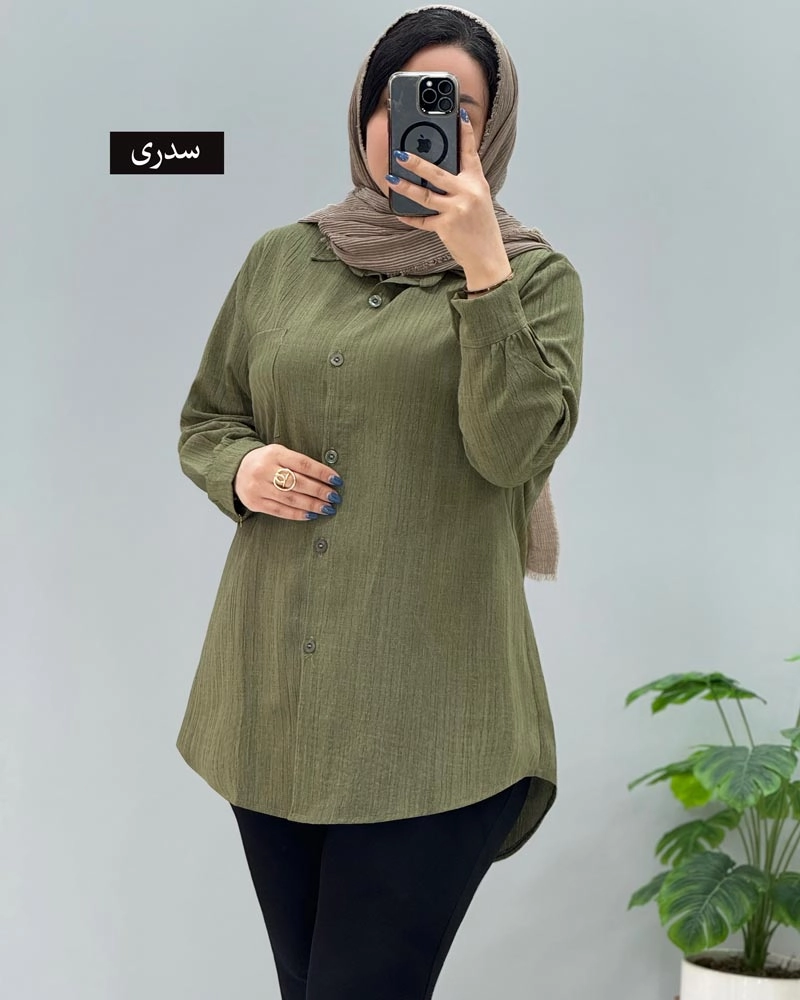 مانتو سوسن - شکلاتی / ۱
