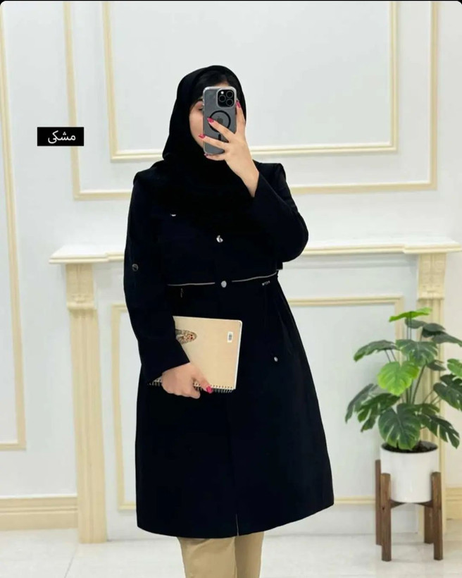 مانتو کتان ژیله دار
