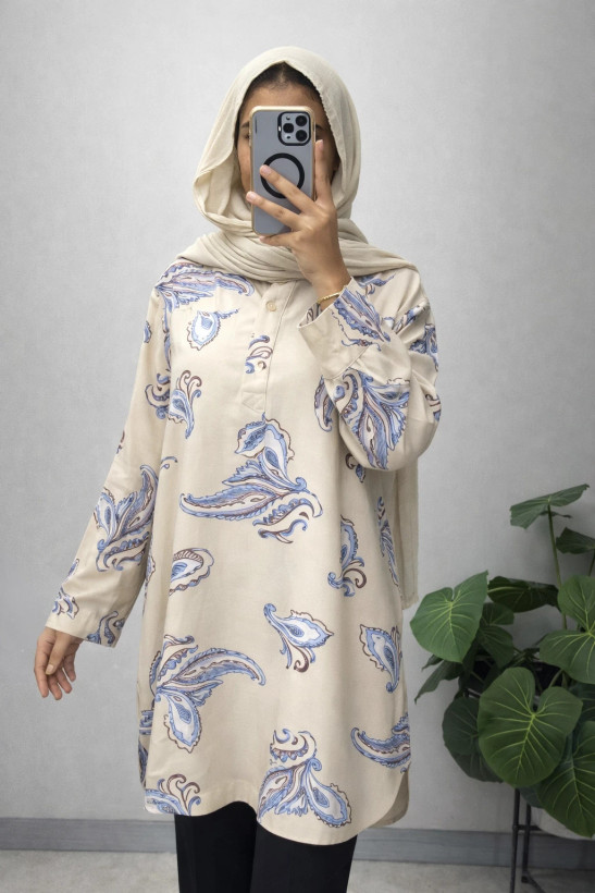 تونیک مانتویی ترمه